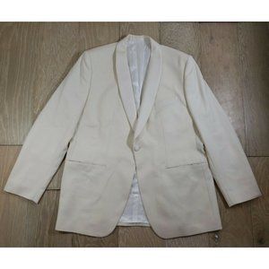 Ernie Els Pro Golfer Custom Tailored Jacket Blazer Collectible CREAM Loro Piana
